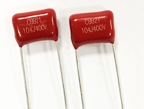This is the most used type of CBB capacitor. It is made of metallized polypropylene film as dielectric and electrode, tinned copper-clad steel wire as conductor, and sealed with flame-retardant epoxy.